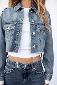 Zara - Trf Crop Denim Jacket - Blue - Women - Product from Zara