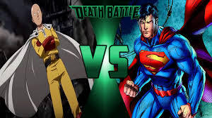 Hasil gambar untuk gambar saitama vs superman