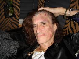 Bad night for Joe Perry in Las Vegas, as Aerosmith was playing a camera boom hit Joe, he suffered some bruises but did finish the show. - 396725