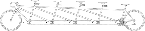 Image result for drawing of a quint bicycle