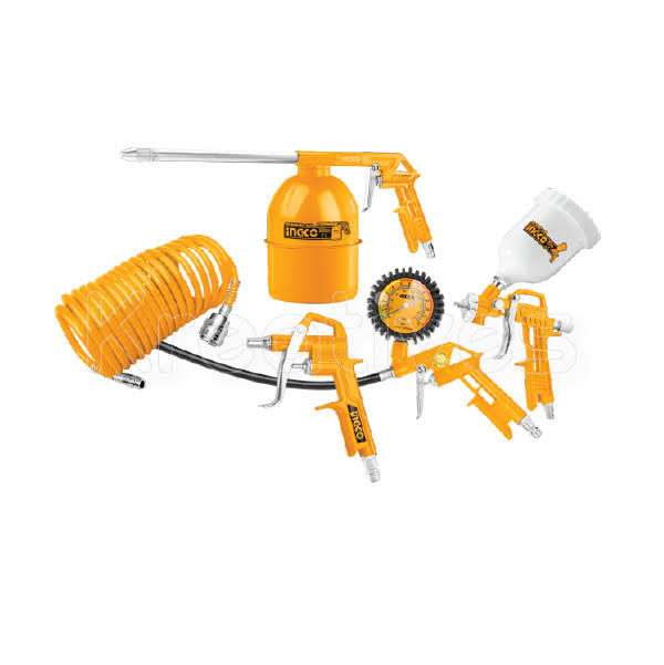 Ingco Set of 5 Air tools - Paint Spray Set
