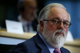 Miguel Arias Cañete of Spain addressed the European Parliament&#39;s Committee on Industry, Research and Energy Wednesday. Reuters - BN-EU927_canete_G_20141002040900