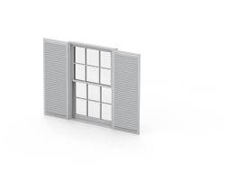 singlehung louvre window