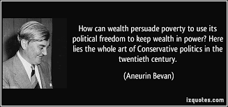 How can wealth persuade poverty to use its political freedom to ... via Relatably.com