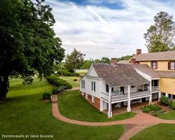 Image of Highland, James Monroe's Estate, in Charlottesville, Virginia, showcasing its picturesque landscape and historic architecture.