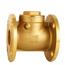 DN50 PN16 Brass/Aluminum Bronze Flanged Ends Swing Check ...