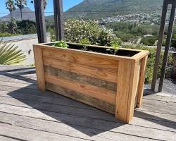 Planter box woodworking project for beginners