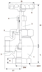 Angled Globe Valves GL32