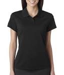 Womens black polo shirts