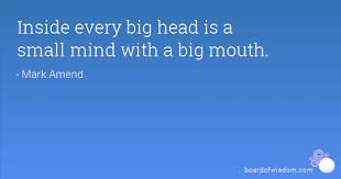 Greatest three powerful quotes about big head photograph French ... via Relatably.com