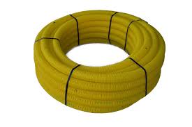 63mm Rigi-Coil Yellow Gas Duct 50m - Ranton Building Supplies