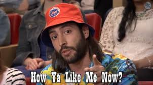 If you watch Jimmy Fallon, then I am sure you know Mets Bucket Hat Guy, also known as Mike DiCenzo. He had a recurring role on “Late Night With Jimmy ... - mets-bucket-hat-guy