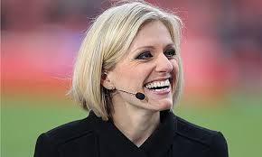 The ESPN presenter Rebecca Lowe became the first woman to host FA Cup final coverage. Photograph: Mike Egerton/EMPICS Sport - Rebecca-Lowe-008