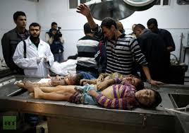 Image result for dead palestinian children