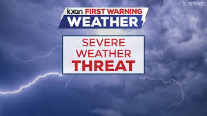 A wet weekend, at times, with strong potential strong storms today