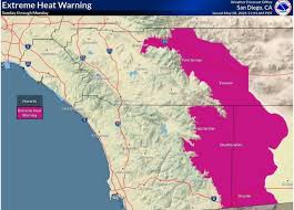 Heat warning coming to San Diego County this weekend into next week