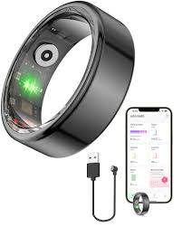 Vital Health Smart Ring for Women Black Vital Health Ring Smart Rings for Men with Fitness Tracking, Sleep Monitor, Activity Tracking, App (Size 10) : Electronics - Amazon.com