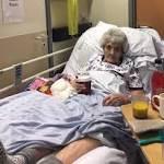  Former nurse, 93, left in hospital corridor for six days with broken back