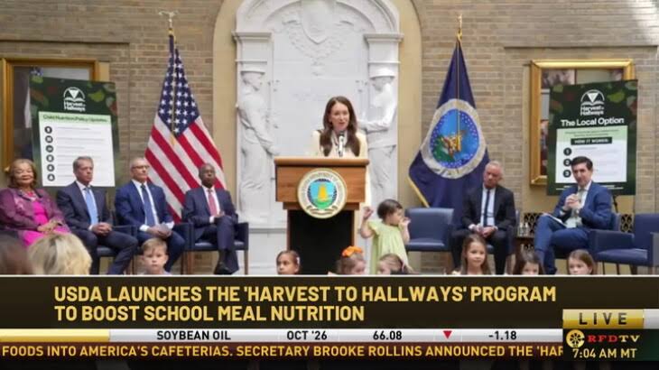 USDA and HHS announce Harvest to Hallways, investing $50M in school cafeteria equipment and $30M in meal research to connect farmers with schools