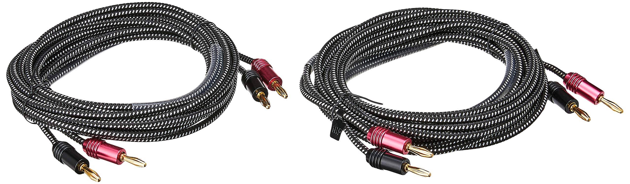 Monoprice Braided Speaker Wire Banana