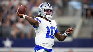 Joe Milton III during his time with the Dallas Cowboys