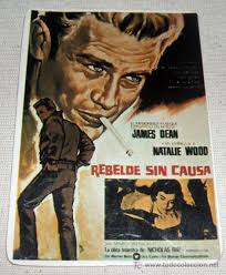 ANTIGUO CALENDARIO DE LA PELICULA REBELDE SIN CAUSA - CINE CERVANTES - CAMPO ... - 6317396