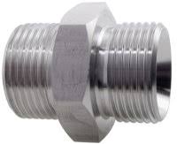Hydraulic Hexagon Nipple BSPP/NPT 316 Stainless Steel - NERO ...