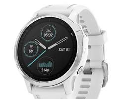 Image of Garmin Fenix 5X Sapphire watch displaying notifications