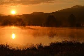 Image result for water and sunrise