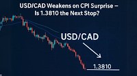 USD/CAD Weakens on CPI Surprise—Is 1.3810 the Next Stop?