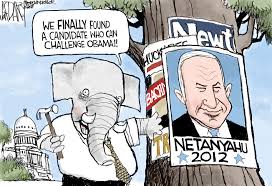 Image result for Netanyahu, CARTOON