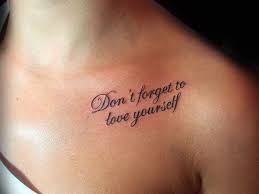 Self Love Tattoo on Pinterest | Feminist Tattoo, Lost Love Tattoo ... via Relatably.com