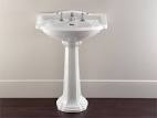 Lavabo 4 con pedestal austria hueso