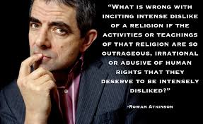 Rowan Atkinson | We Fucking Love Atheism via Relatably.com