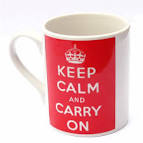 Tasse keep calm and carry on