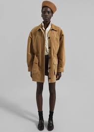 Kensal Suede Field Jacket - Camel – The Frankie Shop
