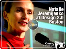 Natalie Jeremijenko, designer, technologist, teacher, thinker, and shit-kicking activist takes the stage at the Boston 2.0 event at Vessel, ... - broadcasts_jeremijenko