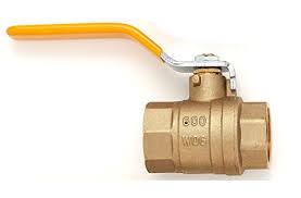 3/4" Válvula de bola de latón NPT hembra para cierre de agua ...