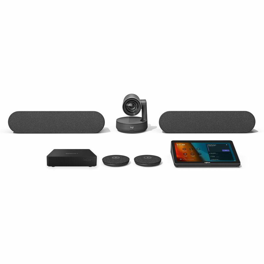 Logitech Rally Plus + Tap + Lenovo Core Gen 2 Bundle for Large Microsoft Teams Rooms taprapmstlnv3