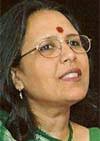Dr Nandita Choudhary, an expert in child psychology, and Head of the Department, Lady Irwin College, Delhi. - chd15