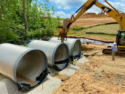 Corrugated Metal Pipe for Culvert | Colonial Construction