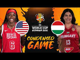 USA vs Hungary - Quarter-Finals - FIBA Women's Basketball World Cup 2026