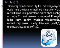 Obraz: Nie klikaj w linki od nieznajomych