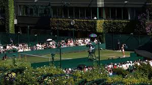 Jasmine Paolini in action at Wimbledon
