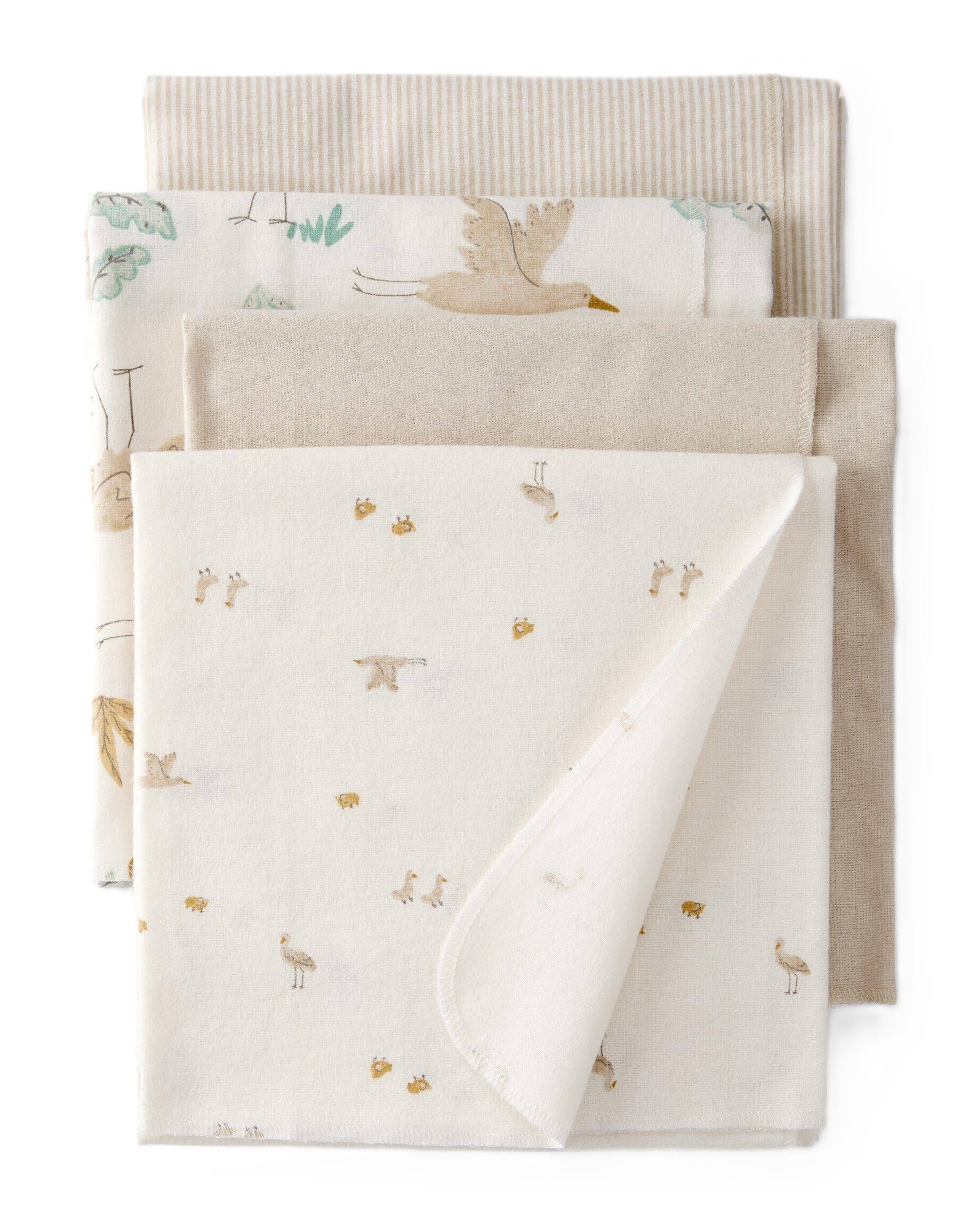 Carter's 4-Piece Striped Receiving Blankets