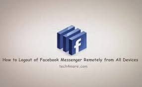 Image result for remotely logout facebook logo