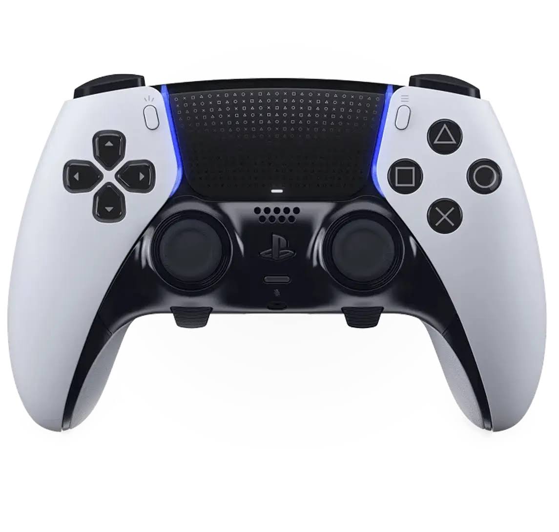 ModdedZone PS5 DualSense Edge Custom Modded Controller White