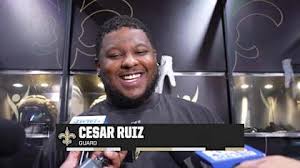 Cesar Ruiz on downfield "blocking" for Alvin Kamara | Saints vs. Eagles NFL 
Week 3