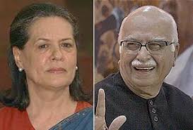 Advani expresses regret to Sonia for black money allegations. New Delhi: Senior BJP leader L K Advani has expressed regret to Congress President Sonia ... - SoniaAdvani295