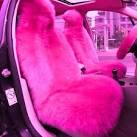 Spoiled Accessories Fur Lit Fluffy Steering Wheel Covers 3pcs